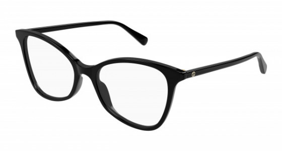 Gucci GG1360O Eyeglasses, 001 - BLACK with TRANSPARENT lenses