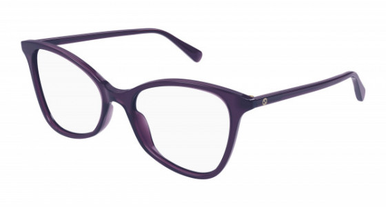 Gucci GG1360O Eyeglasses, 003 - VIOLET with TRANSPARENT lenses