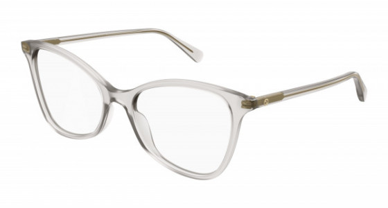 Gucci GG1360O Eyeglasses, 004 - BEIGE with TRANSPARENT lenses