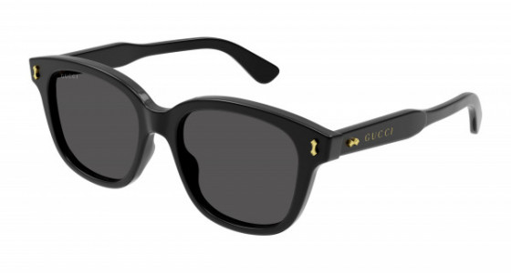 Gucci GG1264S Sunglasses, 001 - BLACK with GREY lenses