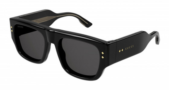 Gucci GG1262S Sunglasses, 001 - BLACK with GREY lenses