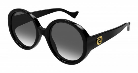 Gucci GG1256S Sunglasses, 001 - BLACK with GREY lenses