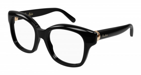 Pomellato PM0121O Eyeglasses, 001 - BLACK with TRANSPARENT lenses