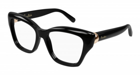Pomellato PM0120O Eyeglasses, 001 - BLACK with TRANSPARENT lenses