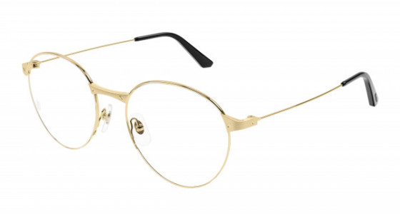 Cartier CT0405O Eyeglasses, 001 - GOLD with TRANSPARENT lenses