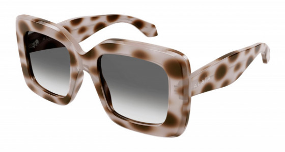 Azzedine Alaïa AA0065S Sunglasses, 004 - HAVANA with GREY lenses