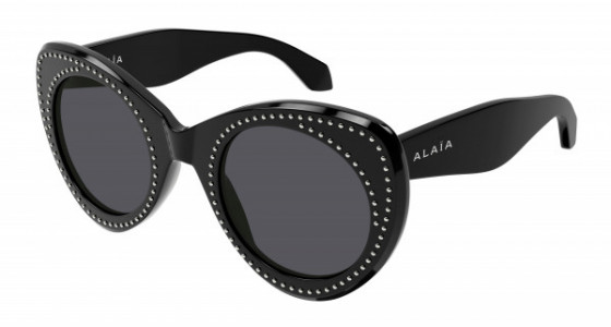 Azzedine Alaïa AA0064S Sunglasses, 001 - BLACK with GREY lenses