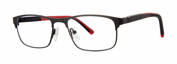 Modz ANIMATED Eyeglasses, Matte Black/Red