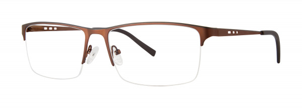 Big Mens Eyewear Club BIG HELP Eyeglasses, Matte Brown/Black