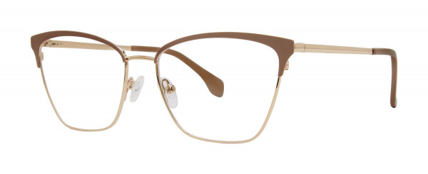 Genevieve ACCEPT Eyeglasses, Taupe/Gold