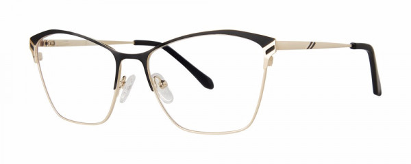 Genevieve LEXIE Eyeglasses, Matte Black/Gold