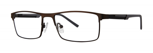 U Rock CHARACTER Eyeglasses, Matte Brown/Black/Grey