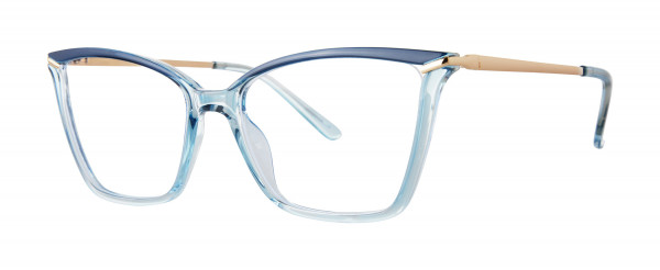 Modern Times BOUNTIFUL Eyeglasses, Blue Crystal/Gold