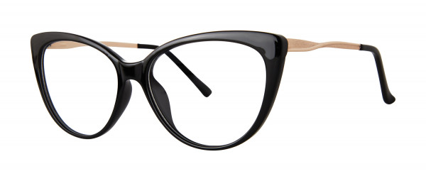 Modern Times DEARLY Eyeglasses, Black/Gold