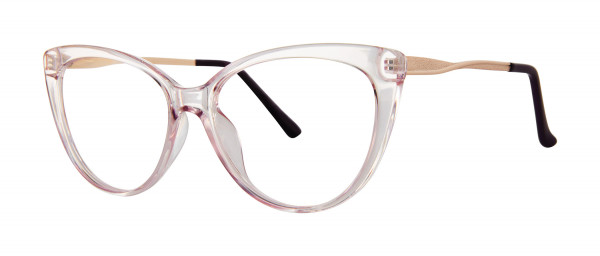 Modern Times DEARLY Eyeglasses, Lilac Crystal/Gold