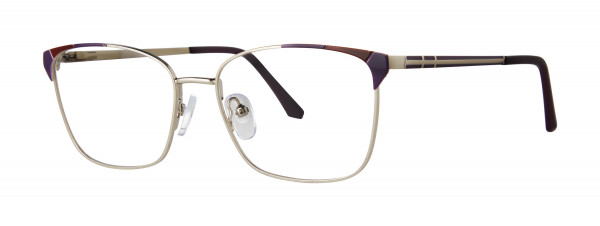 Modern Times HAPPINESS Eyeglasses, Purple/Burg/Silver