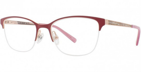 Adrienne Vittadini 636 Eyeglasses, Rose Confett