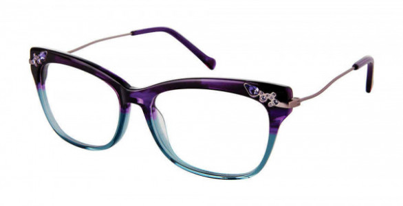 Betsey Johnson BET BIRTHDAY BABE Eyeglasses, purple
