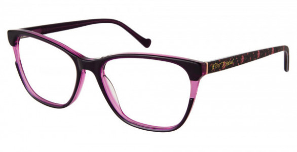 Betsey Johnson BET SAVVY Eyeglasses, purple