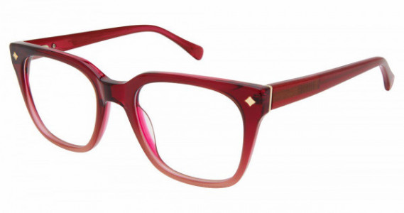Phoebe Couture P340 Eyeglasses, burgundy