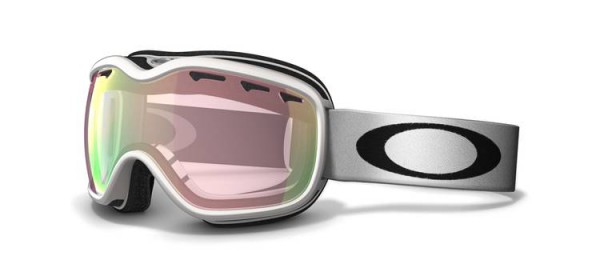 Oakley Oakley Stockholm (Asian Fit) Sports Eyewear, 57-572J Pearl White/VR50 Pink Iridium