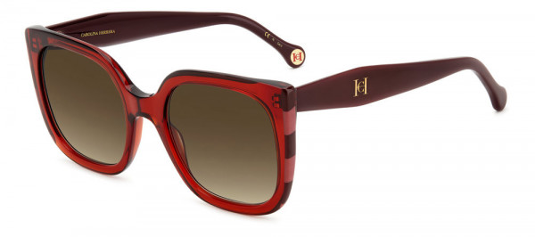 Carolina Herrera HER 0128/S Sunglasses, 0C8C BURGUN RED