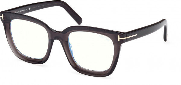 Tom Ford FT5880-B Eyeglasses, 020 - Shiny Grey / Shiny Grey