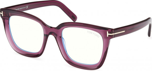 Tom Ford FT5880-B Eyeglasses, 081 - Shiny Violet / Shiny Violet
