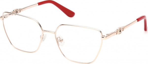 Guess GU2952 Eyeglasses, 032 - Shiny Pale Gold / Shiny Pale Gold