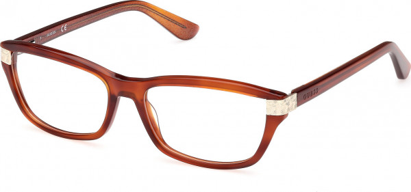 Guess GU2956 Eyeglasses, 053 - Blonde Havana / Light Brown/Texture