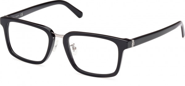 Guess GU50088-D Eyeglasses, 001 - Shiny Black / Shiny Black