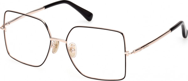 Max Mara MM5098-H Eyeglasses, 028 - Shiny Rose Gold / Shiny Rose Gold