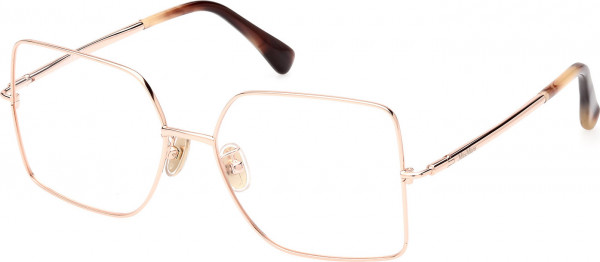 Max Mara MM5098-H Eyeglasses, 033 - Shiny Pink Gold / Shiny Pink Gold
