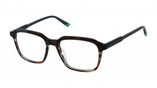PSYCHO BUNNY PB 506 Eyeglasses, 2-BROWN/BLUE