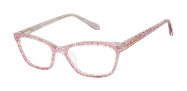 Lulu Guinness LK044 Eyeglasses, Pink/Silver (PNK)