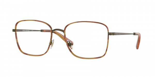 Brooks Brothers BB1105J Eyeglasses, 1038 ANTIQUE GOLD / AMBER TORTOISE (GOLD)