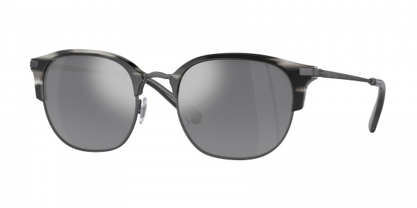 Brooks Brothers BB4065 Sunglasses, 10356G MATTE GUNMETAL / GREY HORN GRE (GREY)