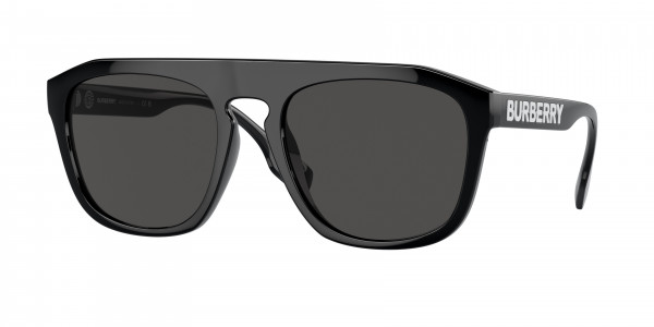 Burberry BE4396U WREN Sunglasses, 300187 WREN BLACK DARK GREY (BLACK)