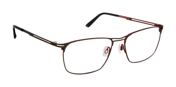 CIE CIELX406 3 BRN Eyeglasses, DK BROWN/BURGANDY (3)