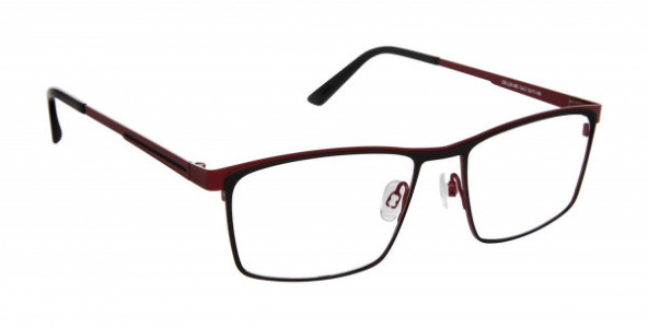 CIE CIELX405 2 RED Eyeglasses, BLACK/RED (2)