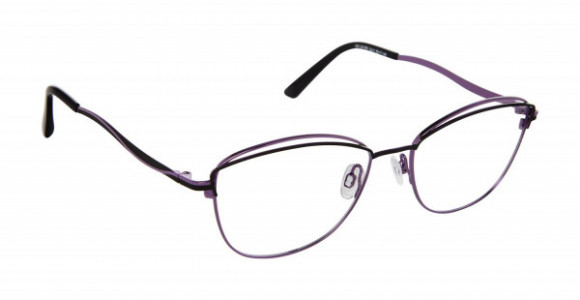 CIE CIELX403 3 PRP Eyeglasses, PURPLE/BLACK (3)