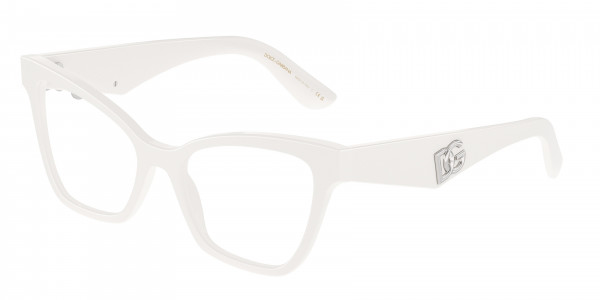 Dolce & Gabbana DG3369 Eyeglasses, 3312 WHITE