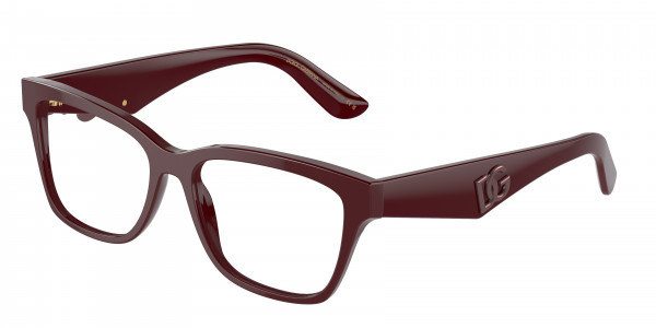 Dolce & Gabbana DG3370 Eyeglasses, 3091 BORDEAUX (RED)
