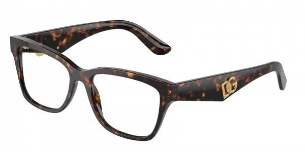 Dolce & Gabbana DG3370 Eyeglasses, 502 HAVANA (TORTOISE)