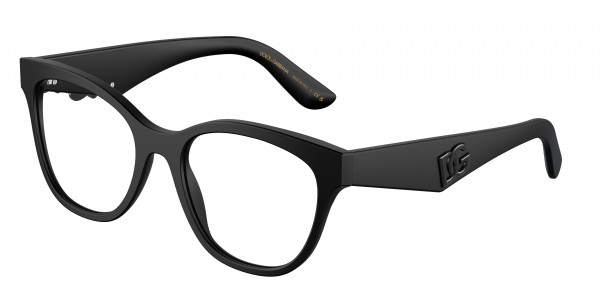 Dolce & Gabbana DG3371 Eyeglasses, 2525 MATTE BLACK (BLACK)