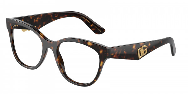 Dolce & Gabbana DG3371 Eyeglasses, 502 HAVANA (TORTOISE)