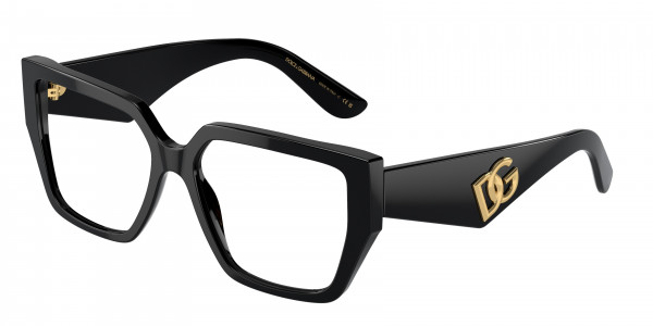 Dolce & Gabbana DG3373 Eyeglasses, 501 BLACK