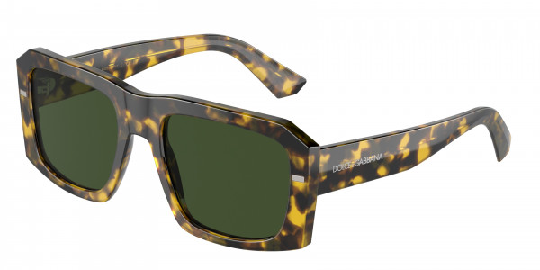Dolce & Gabbana DG4430F Sunglasses, 343371 HAVANA YELLOW DARK GREEN (TORTOISE)