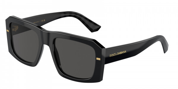 Dolce & Gabbana DG4430F Sunglasses, 501/87 BLACK DARK GREY (BLACK)