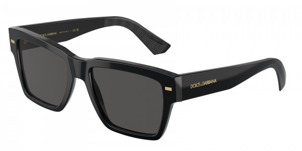Dolce & Gabbana DG4431 Sunglasses, 501/87 BLACK DARK GREY (BLACK)